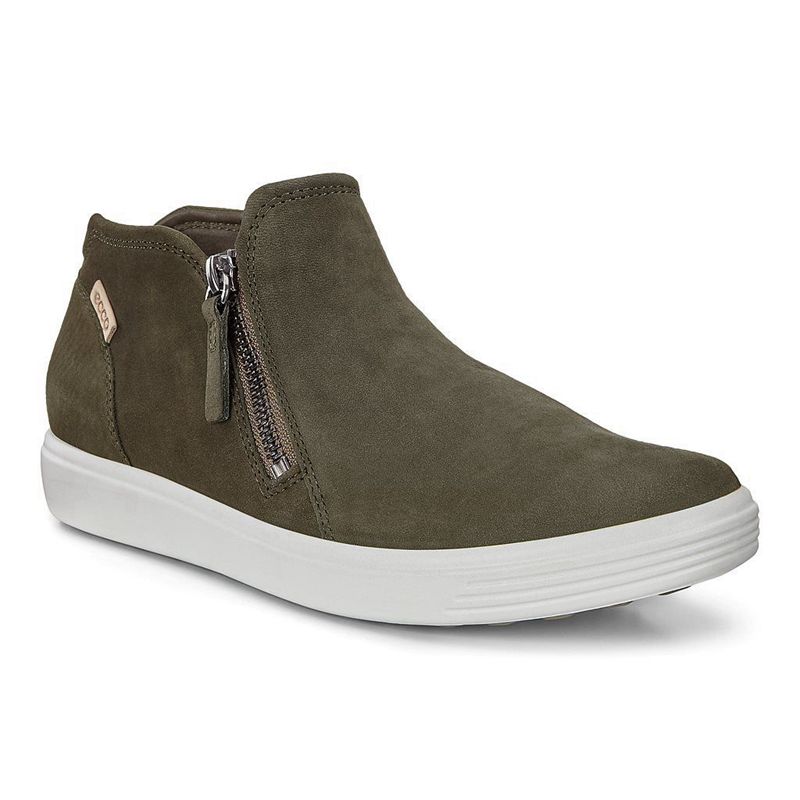 Botas Ecco Soft 7 Para Mujer,Verde,862417-RES